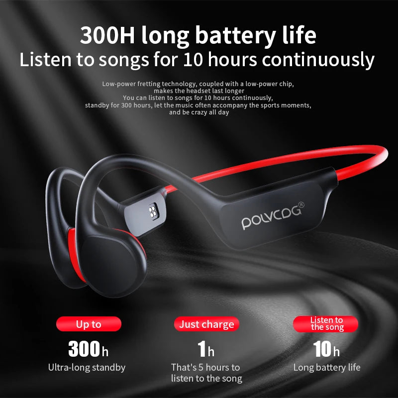 SonicRun™ Air Open-Ear Sport Headphones | Safety Wireless Headset (IPX6 Sweatproof)
