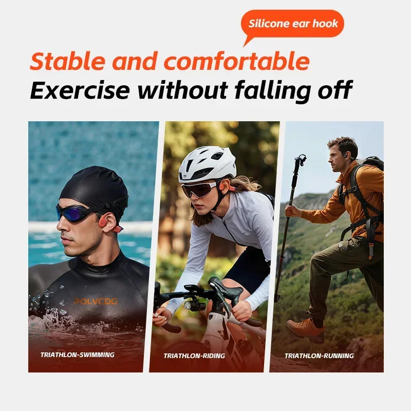 SonicDive™ Pro Bone Conduction | IPX8 Waterproof Swimming Headphones (32GB Storage)