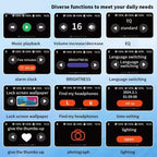 SonicPods™ Air Smart Screen Earbuds | ANC Noise Cancelling & LCD Control Case