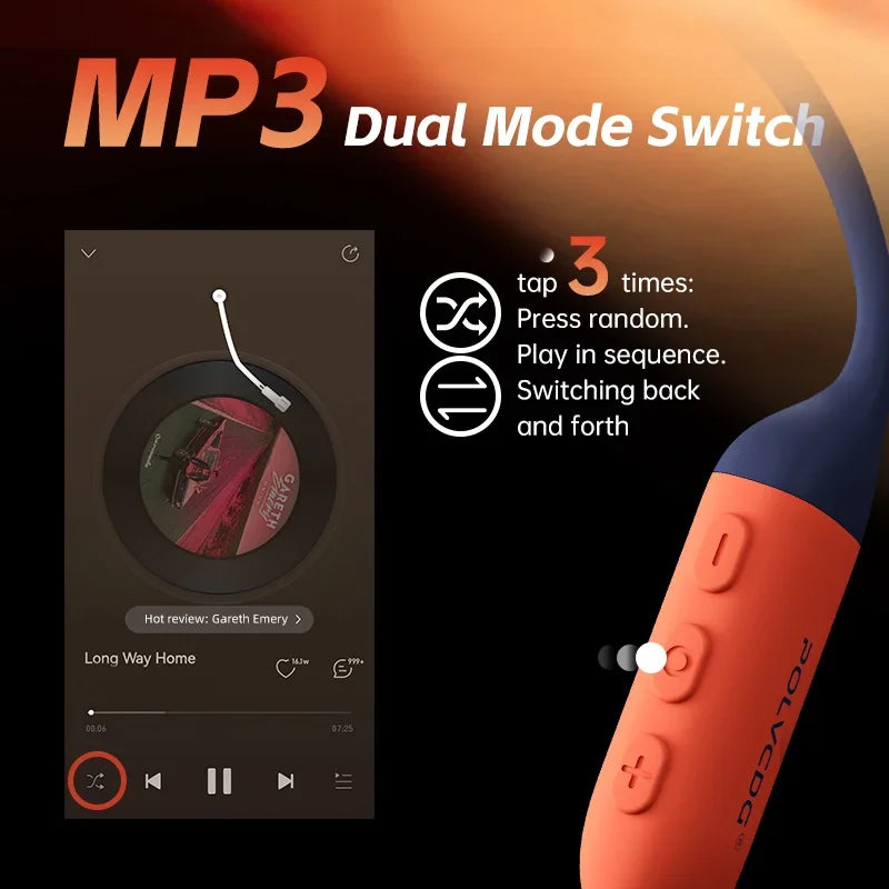 SonicDive™ Pro Bone Conduction | IPX8 Waterproof Swimming Headphones (32GB Storage)